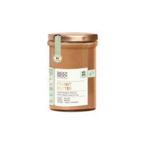 Pot beurre de cacahuète pur artisanal, emballage épuré. Source de protéines végétales, sans huile de palme | commercialisé par la boutique Tipi à Theux