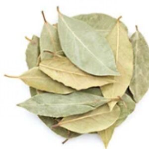 Feuilles de laurier séchées bio de la marque Marma, disposées en cercle. Idéales pour aromatiser les plats tout en réduisant l’usage de sel, issues de l’agriculture biologique | commercialisé par la boutique Tipi à Theux