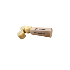 Kit recharge Wrapi cire d’abeille pour reconditionner beeswraps, prolongation vie emballages alimentaires naturels | commercialisé par la boutique Tipi à Theux