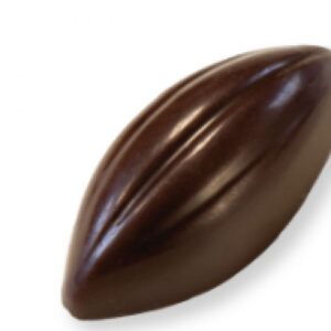 Praline en forme de ballon de rugby, enrobée de chocolat noir brillant. Idéal pour les pâtisseries ou en snacking | commercialisé par la boutique Tipi à Theux