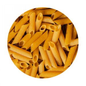 Pâtes penne semi-complètes de la marque Marma, riches en fibres, produites à partir de blé dur biologique. Cuisson rapide et savoureuse | commercialisé par la boutique Tipi à Theux
