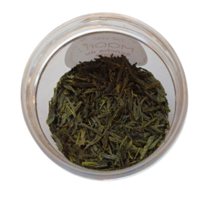 Bocal de thé vert Sencha bio – Maori. Feuilles de thé japonaises pour une infusion fraîche et tonique | commercialisé par la boutique Tipi à Theux